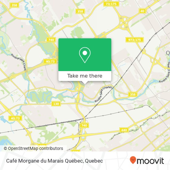 Café Morgane du Marais Québec, Rue du Marais Québec, QC G1M map