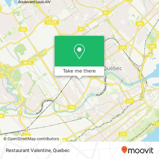 Restaurant Valentine, 1510 Rue Soumande Québec, QC G1M 1A6 map
