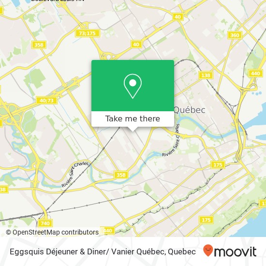 Eggsquis Déjeuner & Diner/ Vanier Québec, 381 Rue Soumande Québec, QC G1M 1A5 map