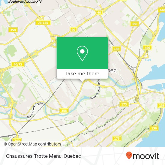 Chaussures Trotte Menu, 552 Boulevard Wilfrid-Hamel Québec, QC G1M 3E5 map