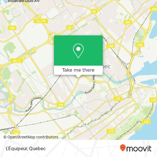 L'Équipeur, 550 Boulevard Wilfrid-Hamel Québec, QC G1M 2S6 map