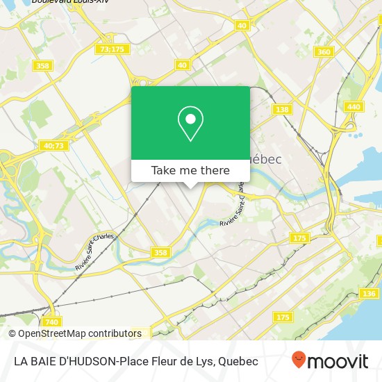 LA BAIE D'HUDSON-Place Fleur de Lys, 550 Blvd Wilfrid Hamel Québec, QC G1M 2S6 map