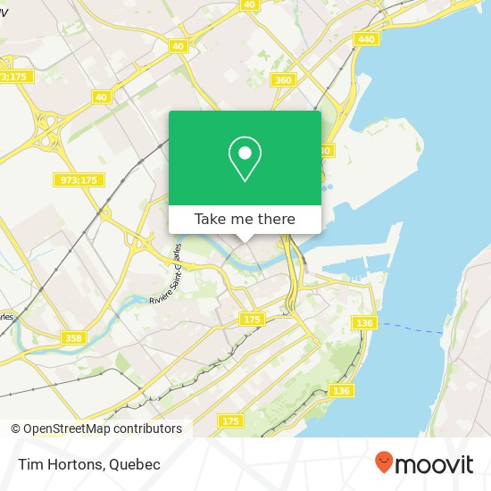 Tim Hortons, 355 3e Avenue Québec, QC G1L 2V9 map