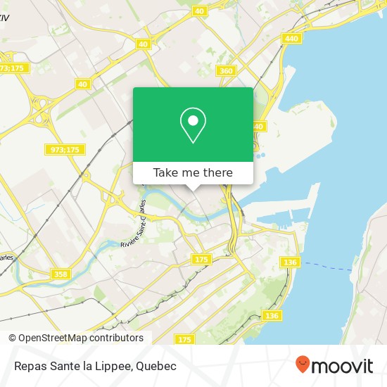 Repas Sante la Lippee, 500 3e Avenue Québec, QC G1L 2W3 map