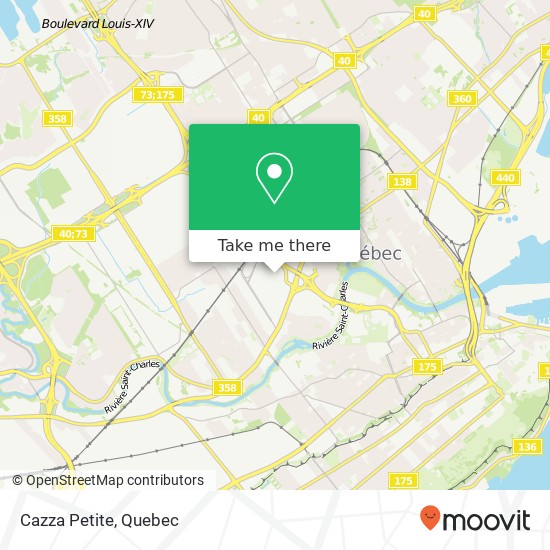 Cazza Petite, Québec, QC G1M map