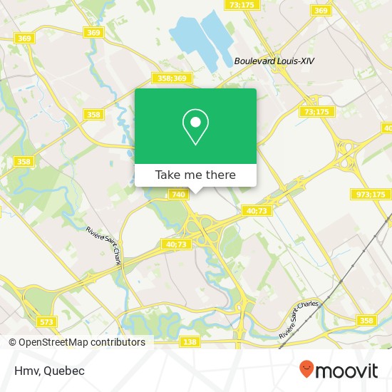 Hmv, Québec, QC G2K map