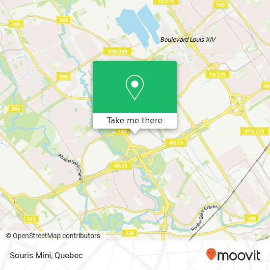 Souris Mini, Québec, QC G2K map