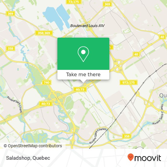 Saladshop, 1020 Rue Bouvier Québec, QC G2K 0K9 map