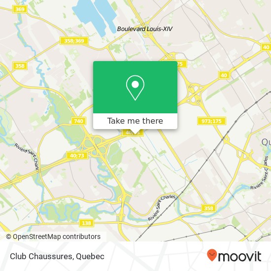 Club Chaussures, 550 Rue du Marais Québec, QC G1M map