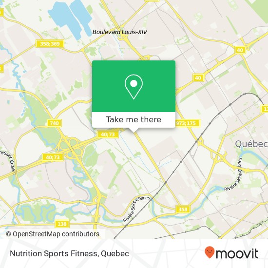 Nutrition Sports Fitness, 1041 Boulevard Pierre-Bertrand Québec, QC G1M 2E8 map