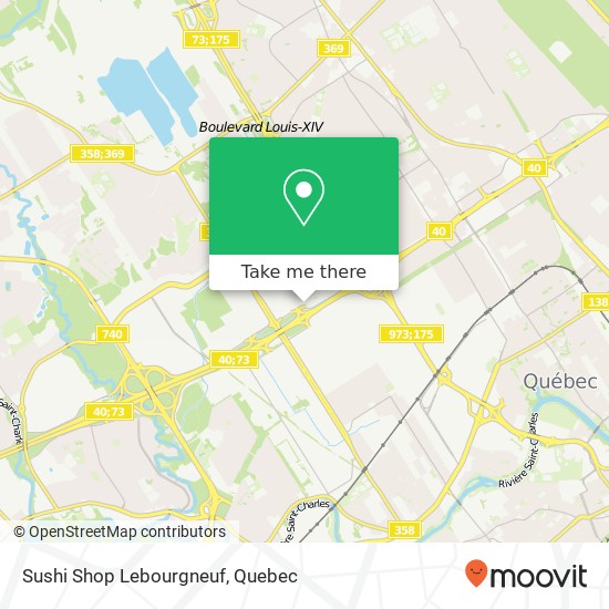 Sushi Shop Lebourgneuf, 710 Rue Bouvier Québec, QC G2J 1C2 map