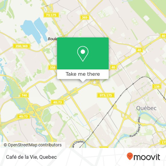 Café de la Vie, 600 Rue Bouvier Québec, QC G2J 1A7 map