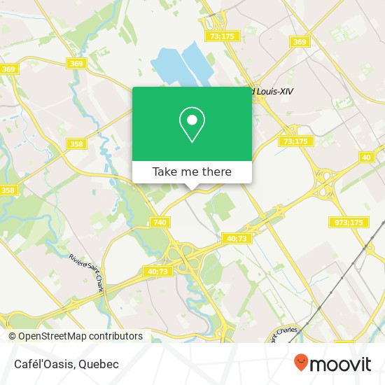 Cafél'Oasis, 1305 Boulevard Lebourgneuf Québec, QC G2K 2E4 map