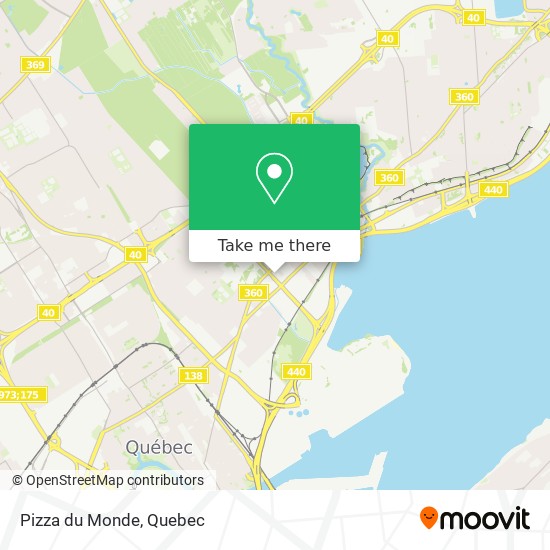 Pizza du Monde map