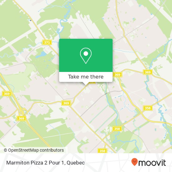 Marmiton Pizza 2 Pour 1, 244 Rue Racine Québec, QC G2B map