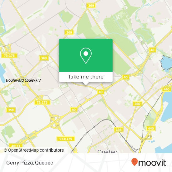 Gerry Pizza, 5151 Boulevard Henri-Bourassa Québec, QC G1H map