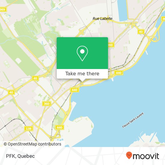 PFK, 3375 Boulevard Ste-Anne Québec, QC G1E map
