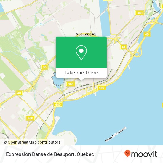 Expression Danse de Beauport, 2 Rue du Fargy Québec, QC G1E map