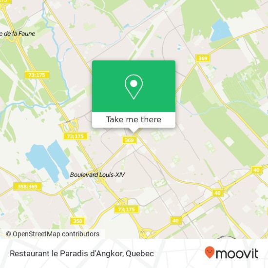 Restaurant le Paradis d'Angkor, 8045 Boulevard Henri-Bourassa Québec, QC G1G 4C8 map