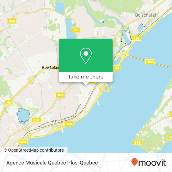 Agence Musicale Québec Plus map