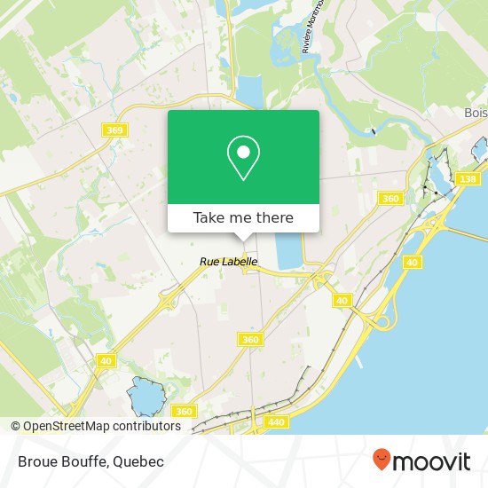 Broue Bouffe, 387 Boulevard Armand-Paris Québec, QC G1C map