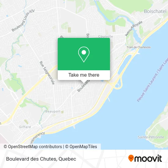 Boulevard des Chutes map
