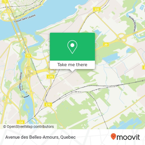 Avenue des Belles-Amours map