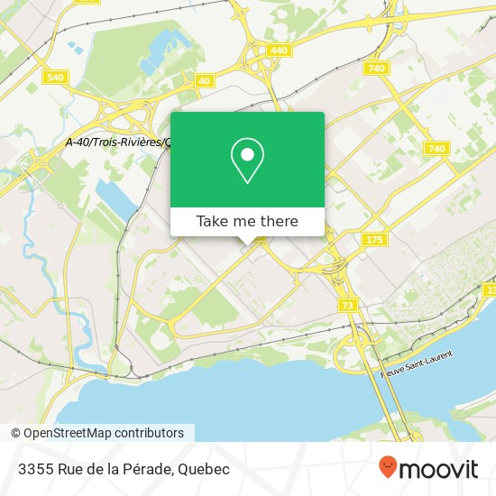 3355 Rue de la Pérade map