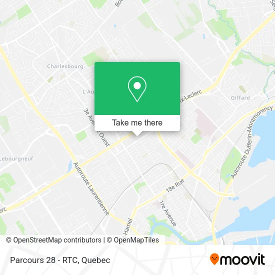 Parcours 28 - RTC map