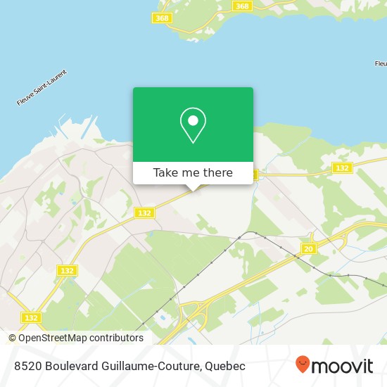 8520 Boulevard Guillaume-Couture map