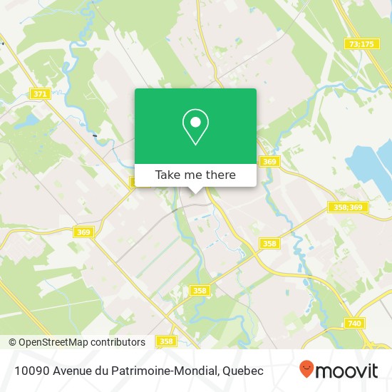 10090 Avenue du Patrimoine-Mondial map