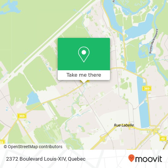 2372 Boulevard Louis-XIV map