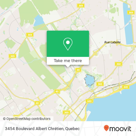 3454 Boulevard Albert Chrétien map