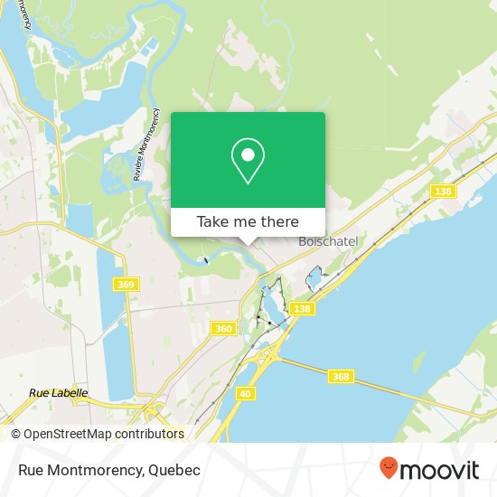 Rue Montmorency map