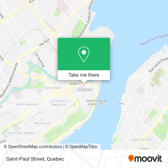 Rue Saint-Paul map