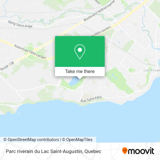 Parc riverain du Lac Saint-Augustin map