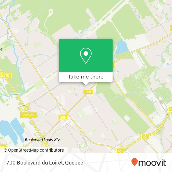 700 Boulevard du Loiret map