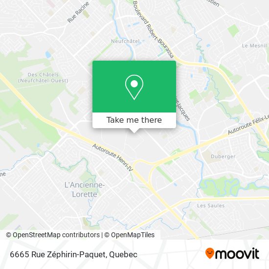 6665 Rue Zéphirin-Paquet map
