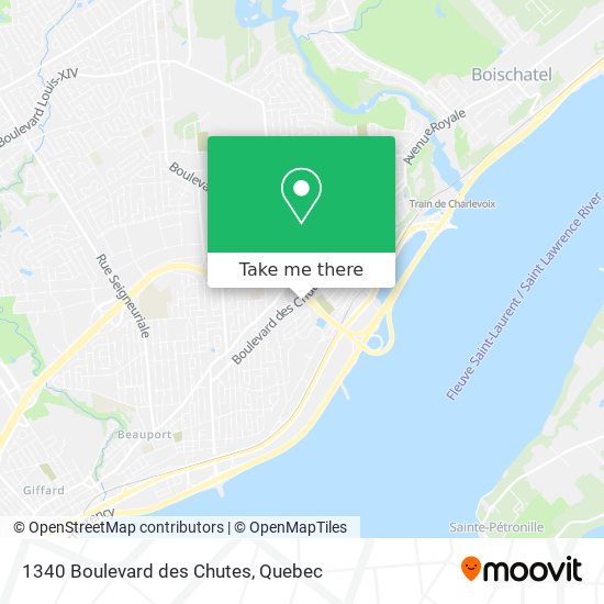 1340 Boulevard des Chutes map