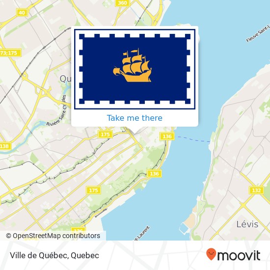 Ville de Québec map