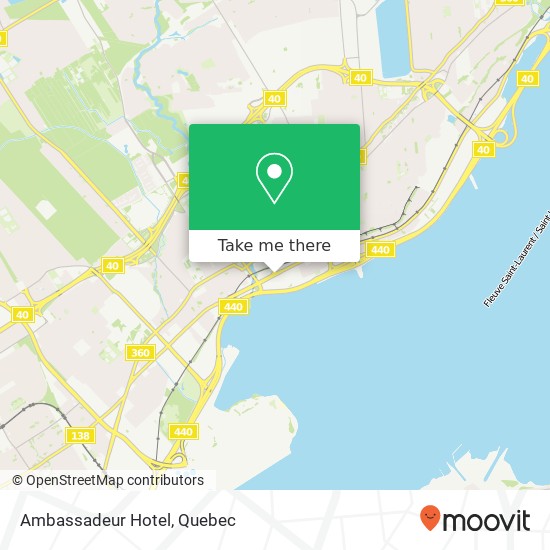 Ambassadeur Hotel map