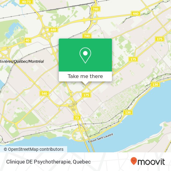 Clinique DE Psychotherapie map