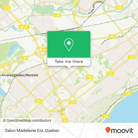 Salon Madeleine Enr map