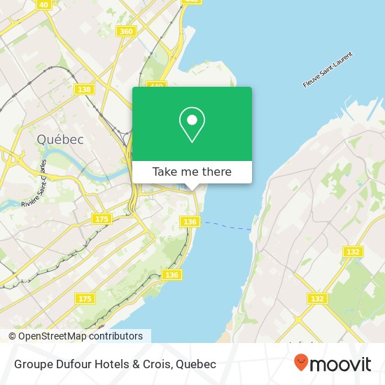 Groupe Dufour Hotels & Crois map