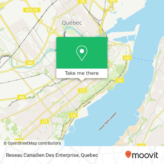 Reseau Canadien Des Enterprise map