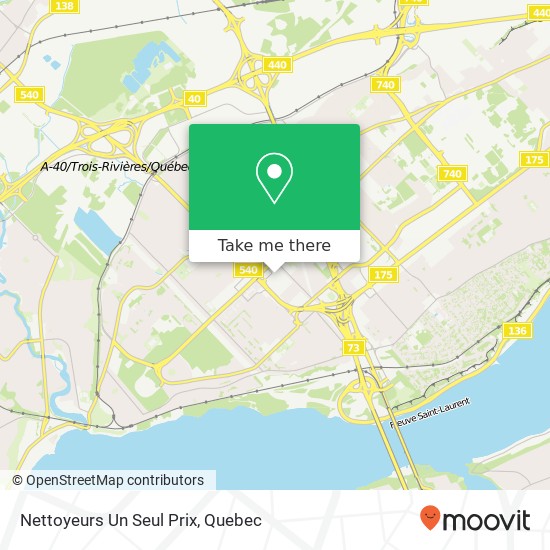 Nettoyeurs Un Seul Prix map
