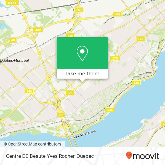 Centre DE Beaute Yves Rocher map