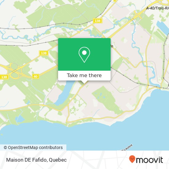 Maison DE Fafido map