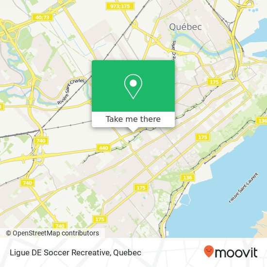 Ligue DE Soccer Recreative map