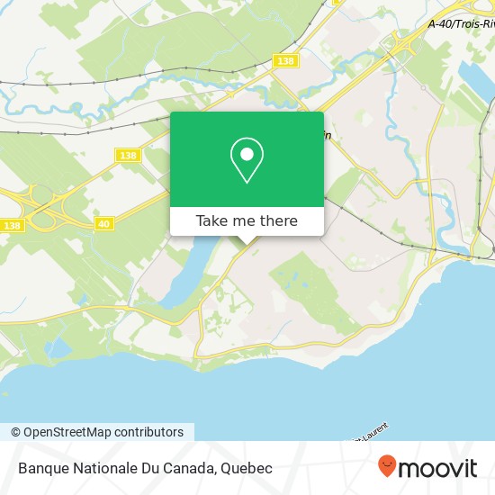 Banque Nationale Du Canada map